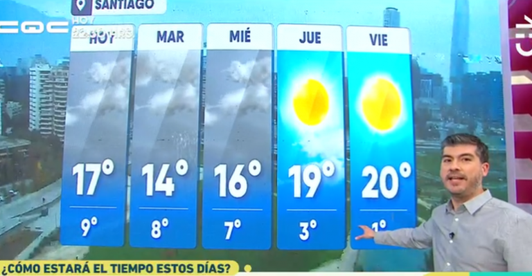 ¿En qué comunas caerá más agua durante las próximas horas?