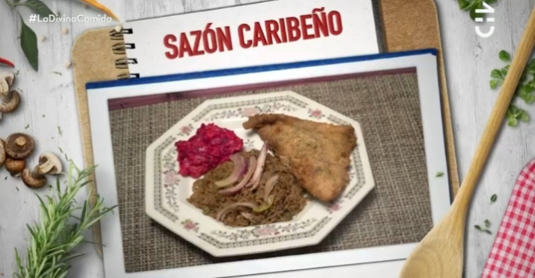 Sazón Caribeño es el plato de Fondo de Gyvens Laguerre