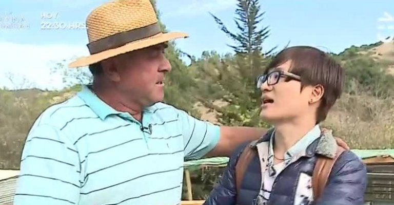 Yuhui probó las delicias del campo en Pupuya