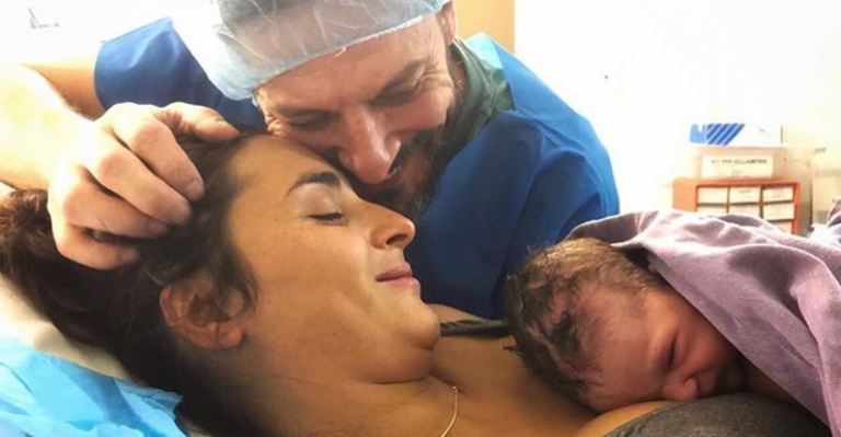 Rafa Cavada celebró su primer día del padre a los 50 años