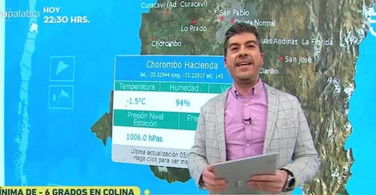 Eduardo Sáez aclaró posibilidades de lluvia y nieve en Chile - Parte 2