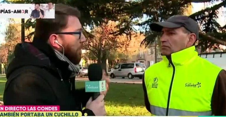 Habló hombre amenazado con martillo en Las Condes