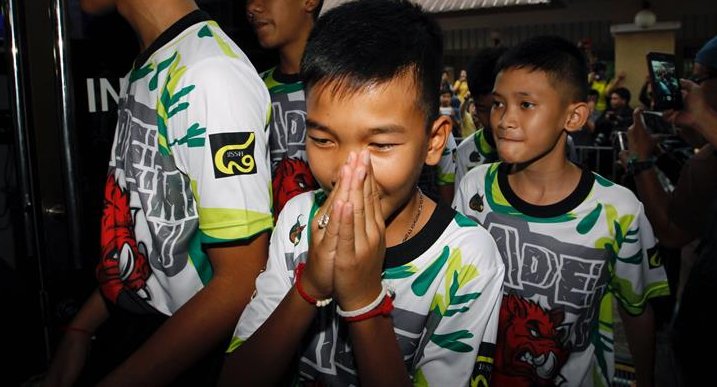 Niños rescatados en Tailandia hablaron por primera vez