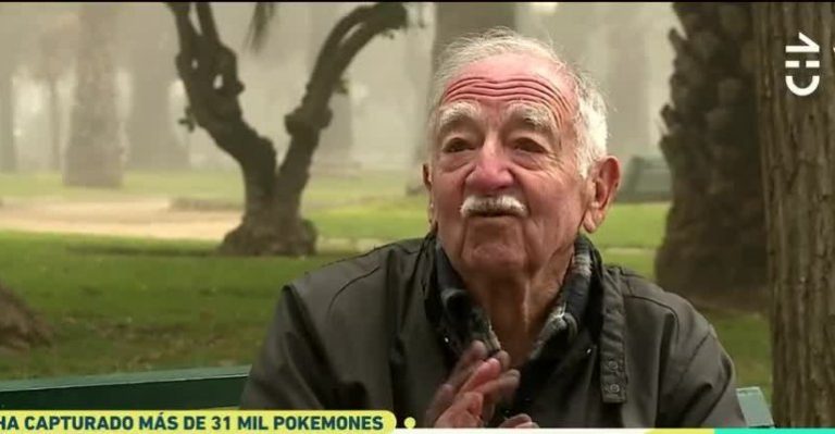 Nos visitó abuelito chileno de 85 años jugador de Pokémon Go
