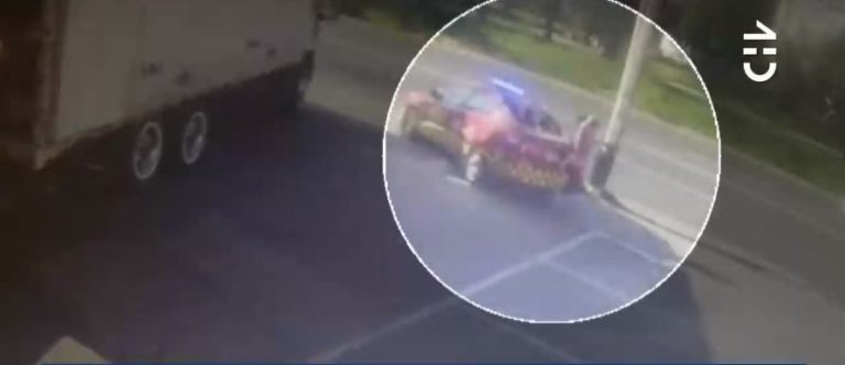 Nuevas imágenes sobre atropello de mujer en Las Condes muestran la fuerza del impacto que recibió