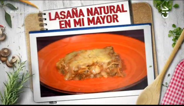 Lasaña Natural en Mi Mayor por Paulina Magnere
