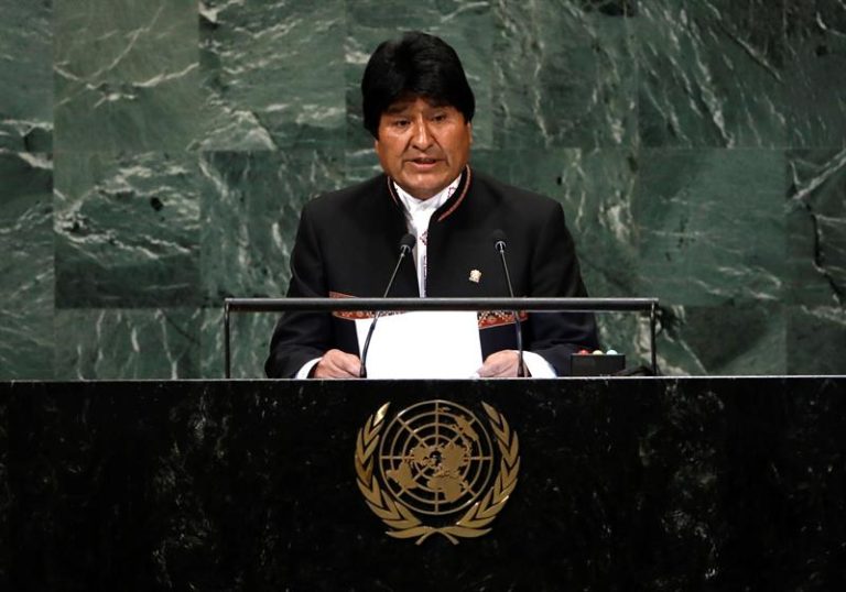 Otra vez Evo Morales llevó a la ONU el fallo en La Haya: Pidió que los Estados miembros lo acompañen