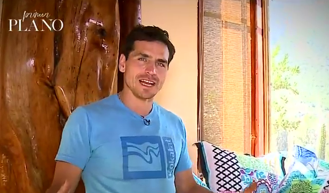 Pangal Andrade terminó de construir su casa sustentable