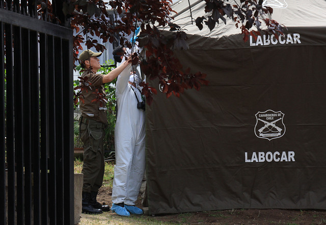 Sujeto fue encontrado colgando desde un árbol en barrio donde vive Cathy Barriga