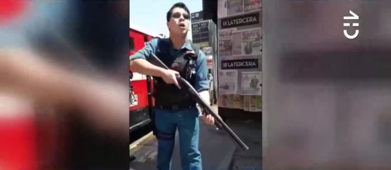 Violento actuar: Un hombre denuncia haber sido intimidado con una escopeta por guardia de seguridad