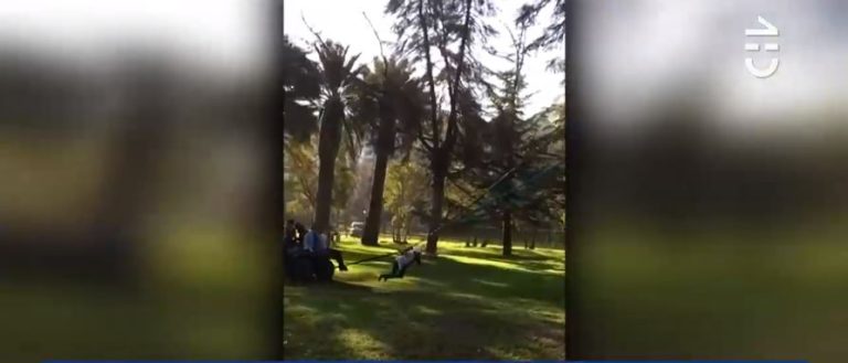 Minutos de terror vivó una modelo chilena quien salió eyectada en medio de la grabación de un comercial