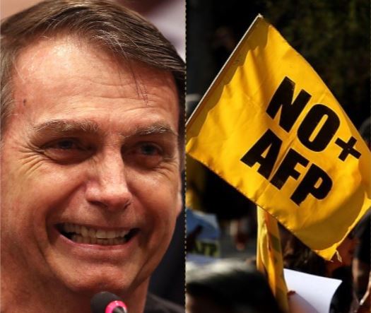 Diario brasileño aseguró que AFP podrían llegar a Brasil si Bolsonaro es electo presidente este domingo