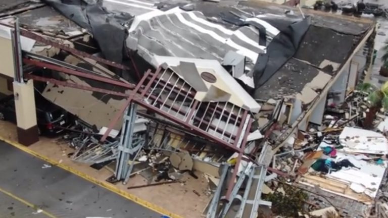 Las impactantes imágenes registradas de la devastación que dejó el huracán Michael