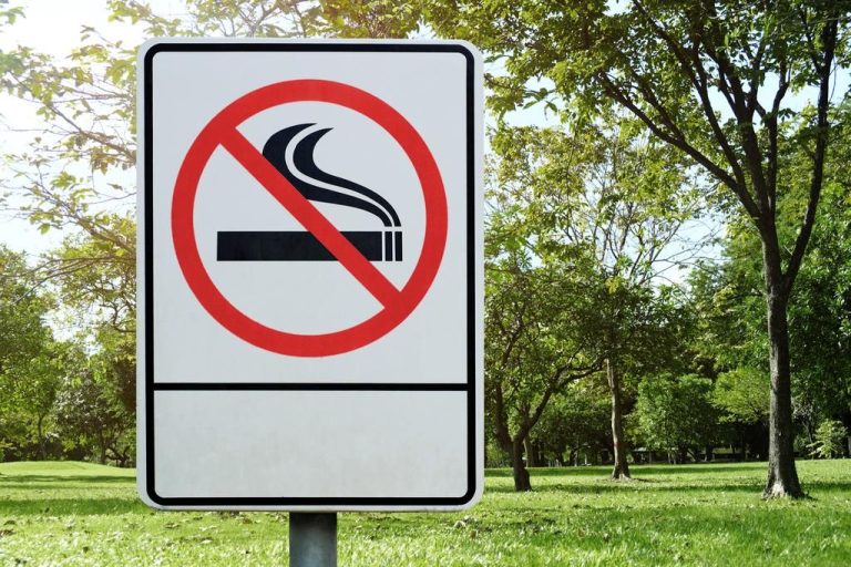 Cursan los primeros partes de cortesía por fumar en parques y plazas de Las Condes