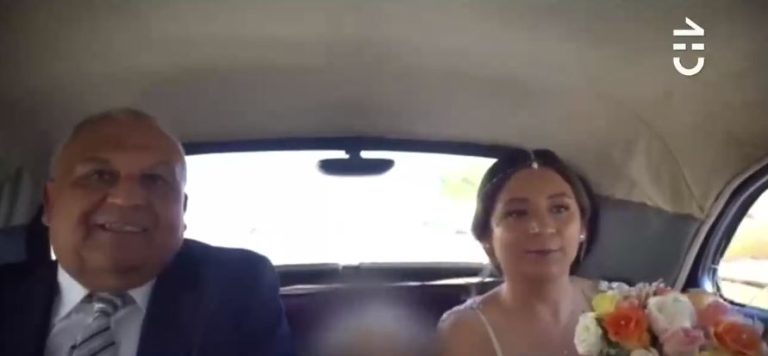 “Señor, Dios mío ayúdanos”: Novia vivió momentos de terror cuando el auto que la llevaba a la Iglesia perdió los frenos