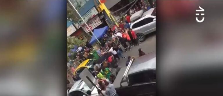 Violenta pelea entre delincuentes y comerciantes chinos dejó a dos personas heridas de gravedad