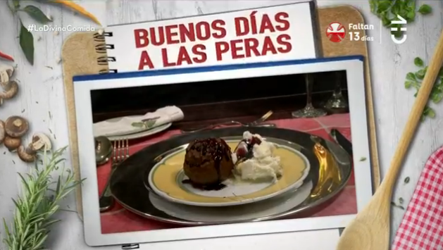 Buenos días a las peras fue el postre de María Luisa Godoy