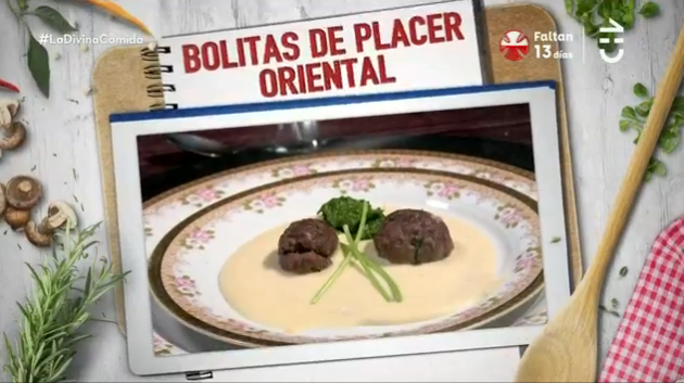 Bolitas de placer oriental fue la entrada de Yenny Cavallo