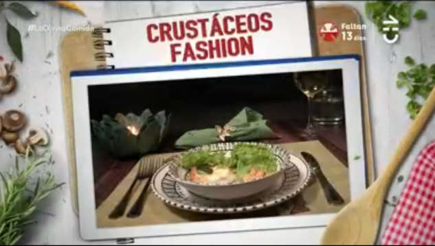Crustáceos fashion fue la entrada de Mariela Sotomayor