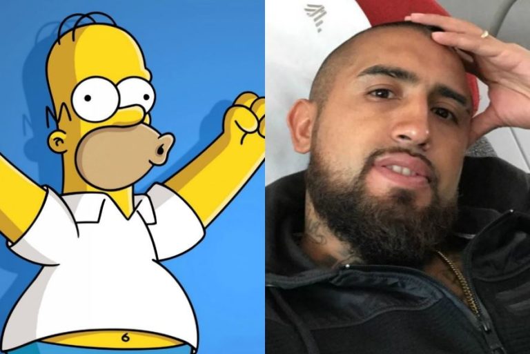 ¿Se parece? Así luce Arturo Vidal como versión de Los Simpson