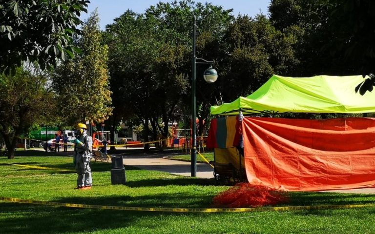 Emergencia química en Ñuñoa: Hombre fue encontrado sin vida por presunta intoxicación con cianuro