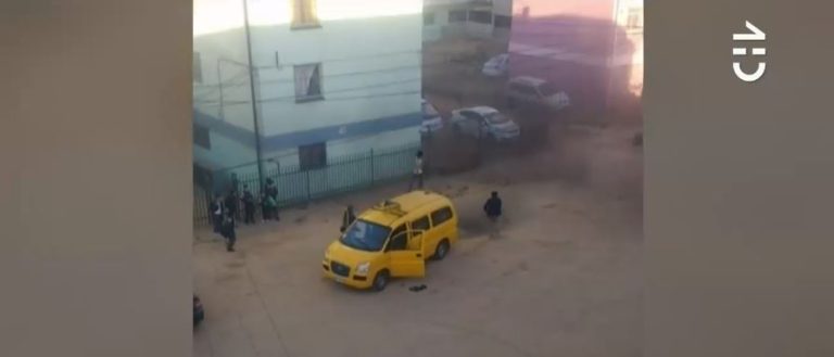 Sujeto intentó robar furgón escolar lleno de niños en Viña del Mar