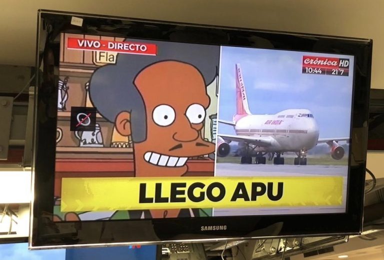 Crítica mundial contra canal de televisión argentino que comparó a Primer Ministro indio con personaje de Los Simpson