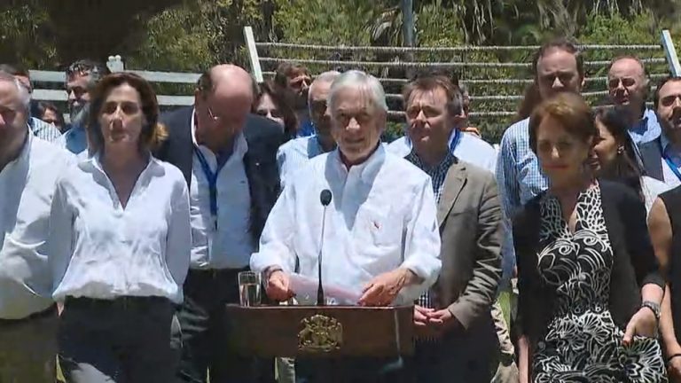 Presidente Piñera anunció que 