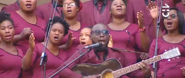 Coro gospel de haitianos 
