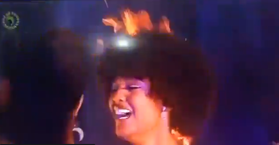 Igual que Michael Jackson: Pelo de Miss África 2018 ardió en llamas en medio de su coronación