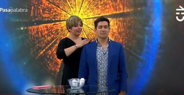 Vanessa Daroch hizo ritual del huevo para las malas energías