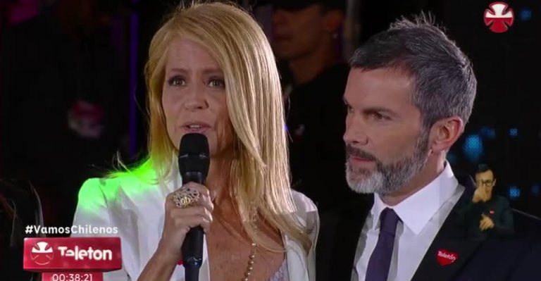Cecilia Bolocco agradeció a los chilenos en Teletón 2018
