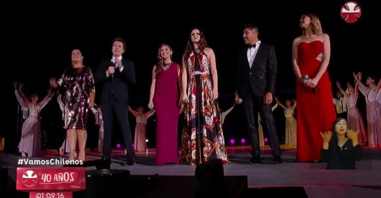 Así fue el homenaje de Rojo a Lucho Gatica en Teletón