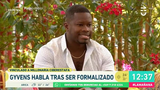 Gyvens rompió el silencio tras su detención