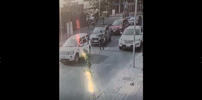 Autor se fugó: Discusión entre dos automovilistas terminó con atropello intencional