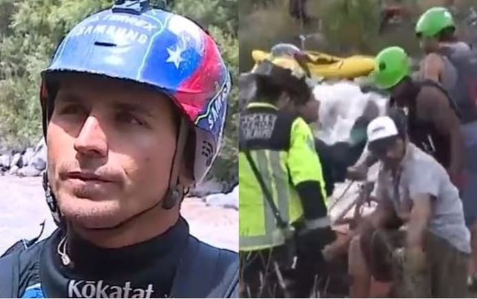 “No soy un héroe”: Las palabras de Pangal Andrade tras rescatar a kayakista fallecido en el río Maipo