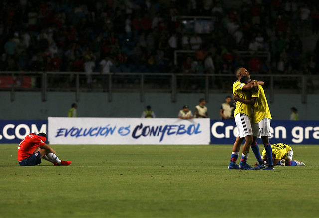 Chile quedó eliminado del Sudamericano Sub 20 con gol de último minuto de Colombia
