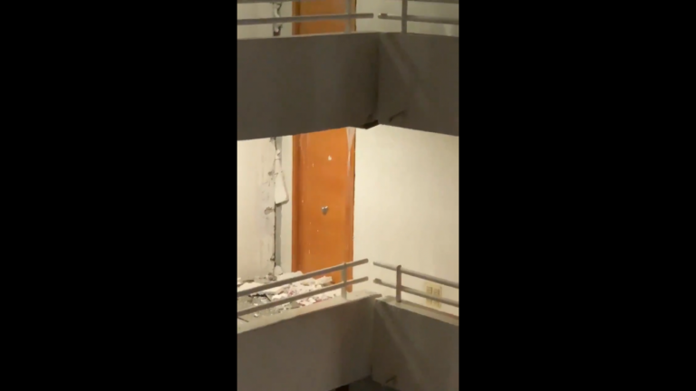 Habla twittera que registró impactante video en edificio de La Serena: 