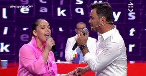 Mariela Sotomayor y Douglas sorprendieron con romántica interpretación en Pasapalabra