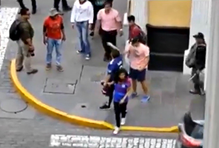 A golpes y piedrazos: Peruanos agredieron a dos hinchas de la 