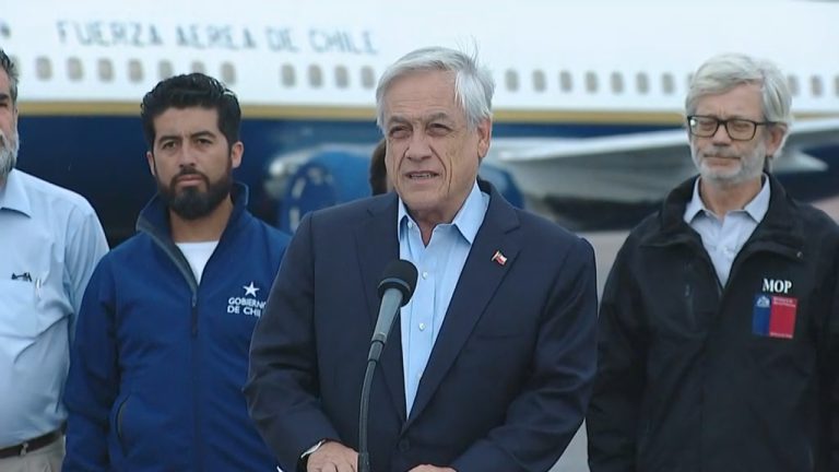 Presidente Piñera decreta zona de catástrofe en provincia de El Loa tras emergencia por lluvias