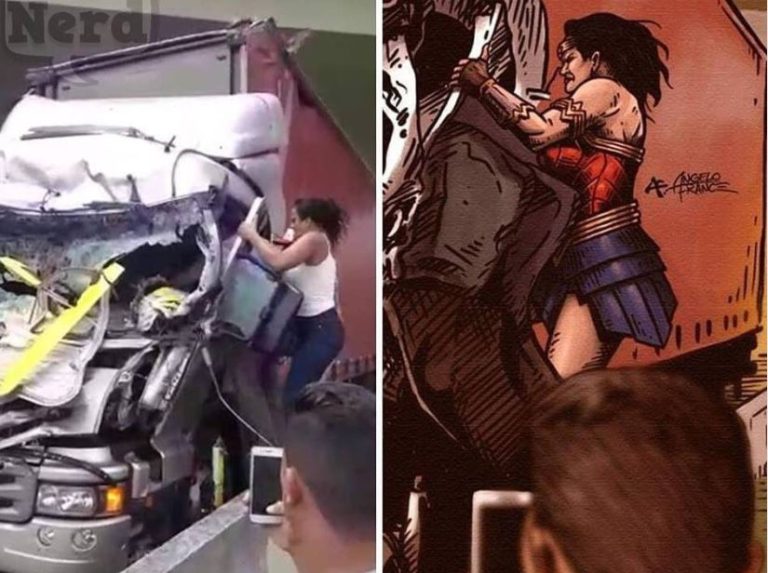 Mujer que rescató a conductor de camión tras accidente se convirtió en una “superhéroe”