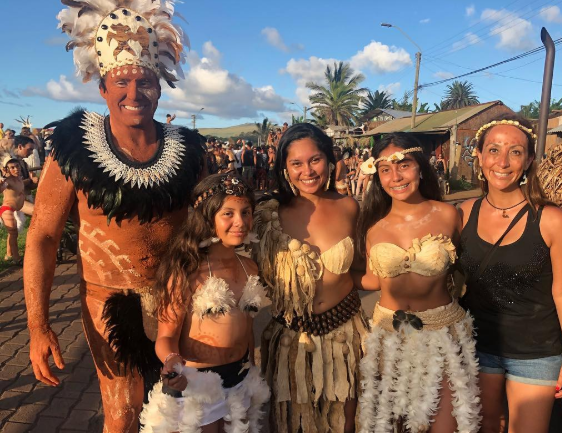 Las vacaciones de Cecilia Pérez con su 