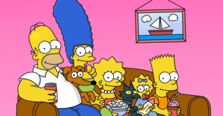 Conoce la edad que tendrían Los Simpsons en el 2019