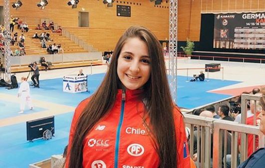 Karateca Valentina Toro ganó medalla de plata para Chile en certámen internacional 