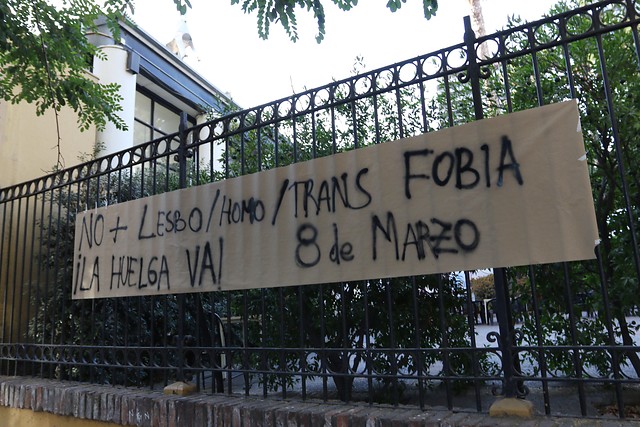 Enérgico rechazo a toma feminista en la U. de Chile por parte del decanato: 