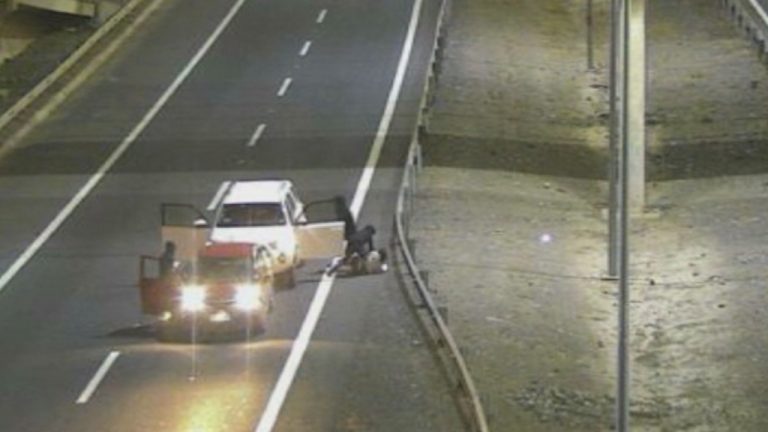 Doble de Rafa Araneda y ex bailarina entre las víctimas: Así opera la banda que embosca vehículos en autopista