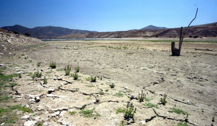 Panorama desolador: Así se ve desde el aire el sector de la Laguna de Aculeo