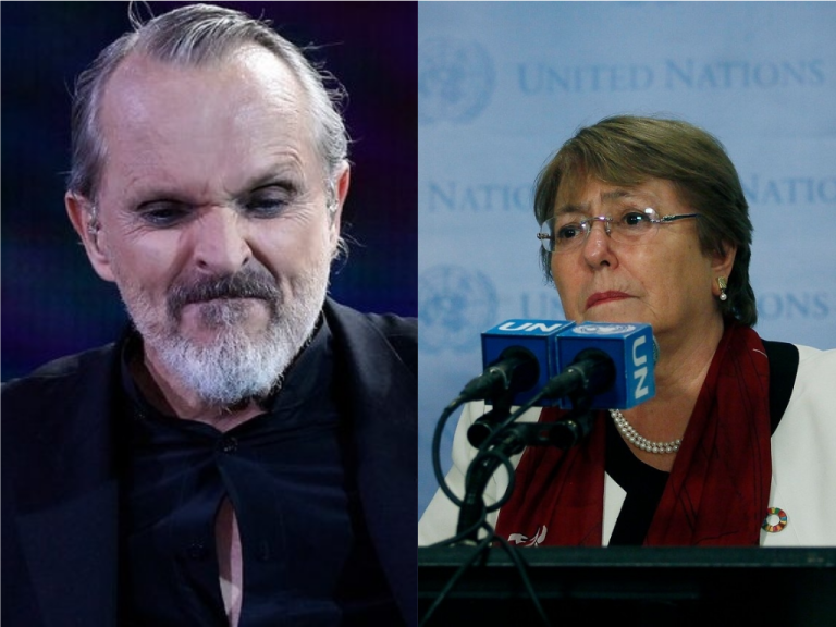 Miguel Bosé llama a juntar miles de firmas en una petición de change.org para que Bachelet visite Venezuela