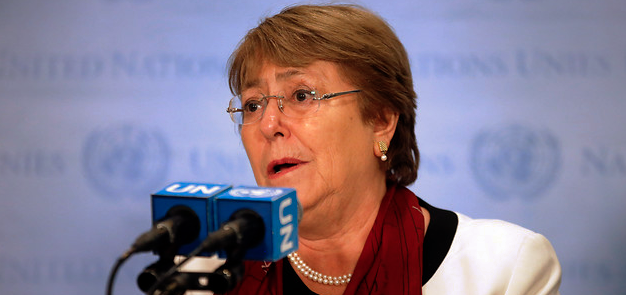 Bachelet critica represión en Venezuela y reporta violaciones a los DD.HH. por parte de grupos armados